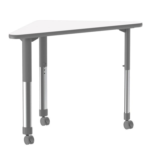 HPL Collaborative Desk - Casters - Wing